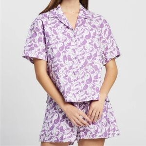 RARE Holiday The Label By Emma Mulholland | Pyjama Shorts Set | Medium